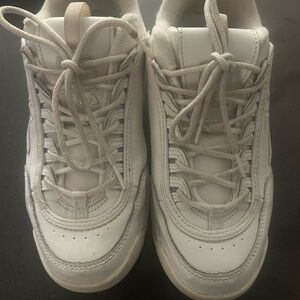 Fila White Chunky Sneakers